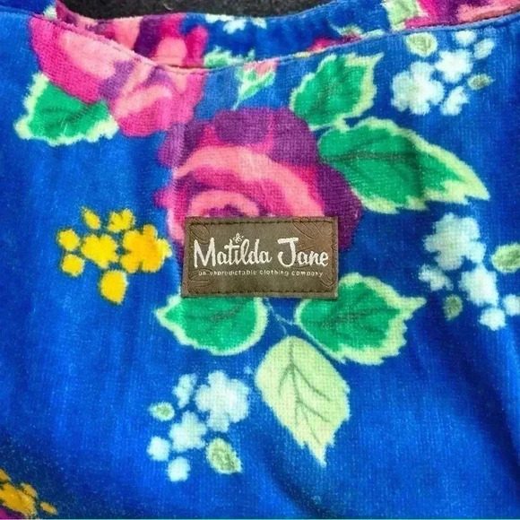 Matilda Jane Sweet Sunshine Flower Floral Bag Terry Cloth Beach Tote - Picture 2 of 11